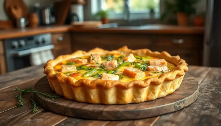 Quiche Saumon Poireaux