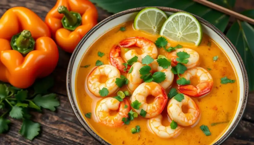 Crevettes au Lait de Coco