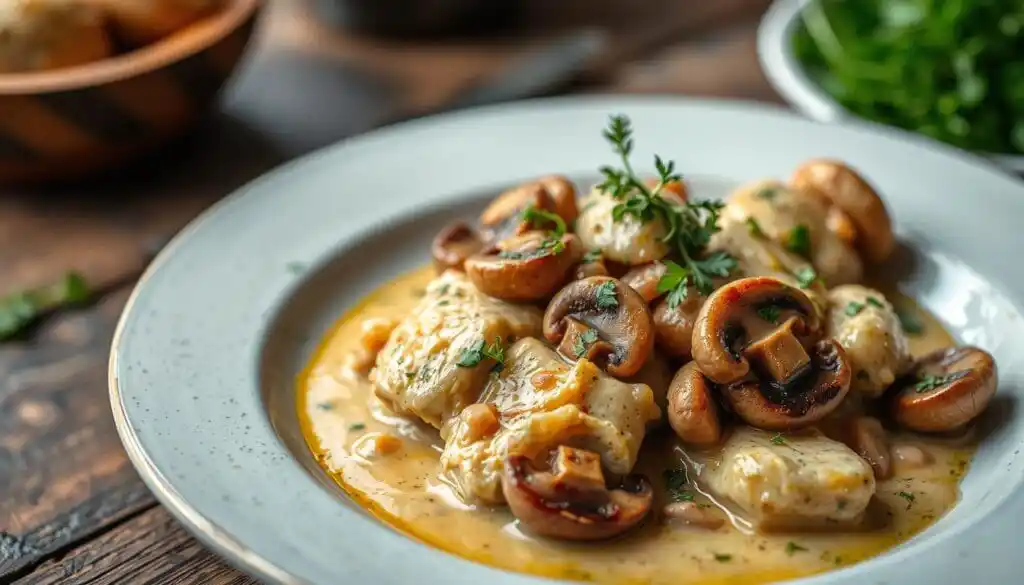 plat-poulet-champignons-creme