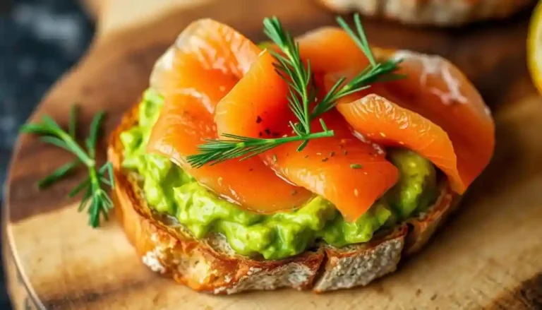 tartine avocat saumon​