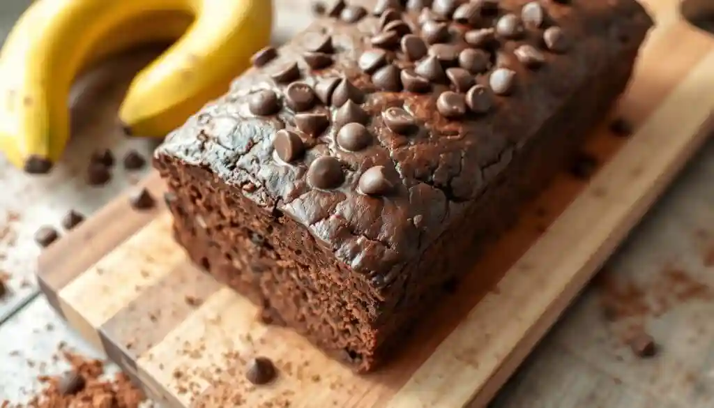 banana bread chocolat